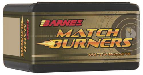 Barnes Match Burner Bullet, 6mm Caliber, .243 Diameter, 68gr, 100rd Box, Flat Base Match, NOT AMMO THESE ARE RELOADING BULLETS