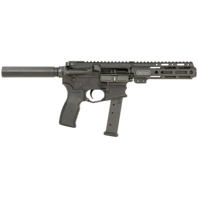 Bersa BAR9GL4BSC AR9 9mm Luger 33+1 4" Barrel, KAW Valley XL Compensator, Hard Coat Anodized Metal Finish, Magpul MOE+ Grip, Manual Safety