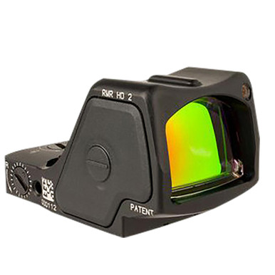 Trijicon 3200002 RMR HD Matte Black 1 x 0.89" x 0.67" 3.25 MOA Red Dot/55 MOA Circle Multi Reticle