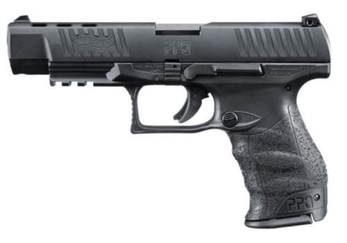 Walther PPQ M2 9mm Used, 5" Barrel, Black, 2x10rd Mags