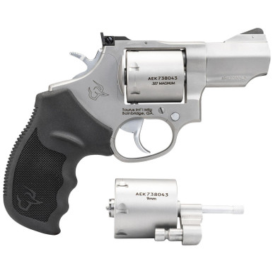 Taurus 2-692029 692 Medium Frame 357 Mag/38 Special +P/9mm 7 Shot 2.50" Matte Stainless Cylinder/Frame/Barrel Transfer Bar Safety