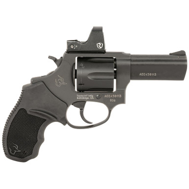 Taurus 2-856P31-R 856 T.O.R.O. Small 38 Special +P 6 Shot 3" Matte Black Stainless Steel Barrel, Cylinder & Frame, Black Rubber Grip, Riton 3 Tactix MPRD 2, Transfer Bar Safety, Exposed Hammer