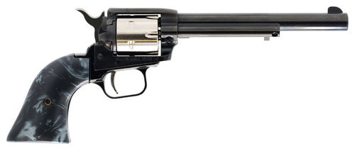 Heritage Rough Rider Small Bore, .22 LR, 6.5" Barrel, 6rd, Black Pearl Grips