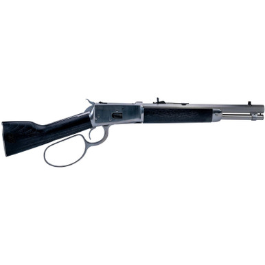 Heritage Mfg RH9235712F9 92 Ranch Hand 38 Special +P 357 Mag 5+1 12" Stainless Octagon Barrel, Stainless Steel Receiver, Black Fixed Wood Stock