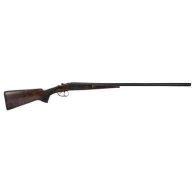 Heritage Mfg BL2028BK Badlander Full Size 20 Gauge Break Open 3" 2rd 28" Black Chrome Side By Side Barrel, Black Chrome Receiver, Fixed Turkish Walnut Stock