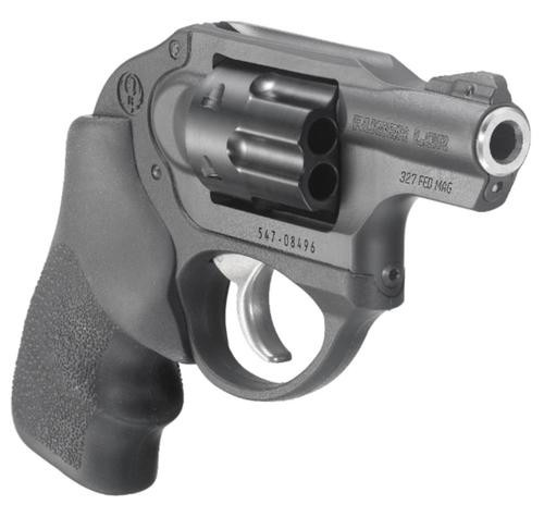 Ruger LCR 327 Federal, Hogue Grip 6rd Double Action