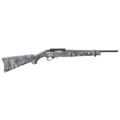 Ruger 31215 10/22 Carbine 22 LR 10+1 16.12" Satin Black Steel Threaded Barrel, Steel Receiver w/Scope Rail, Fixed Kryptek Typhon Camo Synthetic Stock
