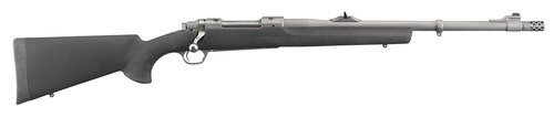 Ruger Hawkeye Alaskan300 Win Mag 20" Barrel, Hogue Overmolded Black Stock, Stainless, 3rd