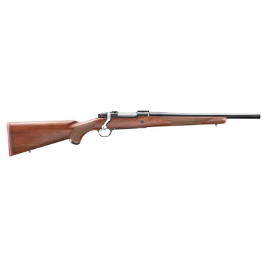 Ruger 67103 Hawkeye Hunter 358 Win 4+1 16.60" Satin Blued Threaded Barrel, Satin Blued Steel Receiver w/Integral Scope Mount, American Walnut Fixed Stock, Right Hand