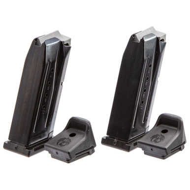 Ruger 90686 Security-9 Value Pack 10rd 9mm Luger Black Oxide Steel 2 Per Pack