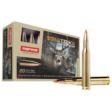 Norma Ammunition 20169292 Dedicated Hunting Tipstrike 270Win 140gr Polymer Tip 20 Per Box/10 Case