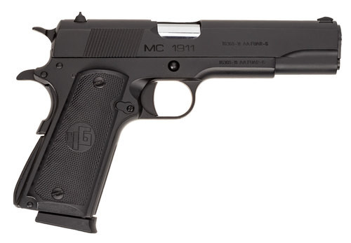 Girsan 1911S, .45 ACP, 5" Barrel, Fixed Novak Sights, Black, 8rd