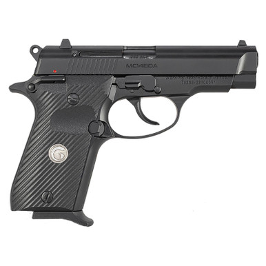 EAA GIRSAN 390815 MC14BDA 380 ACP 13+1 3.80" Black Steel Barrel, Black Serrated Steel Slide, Black Aluminum Frame w/Beavertail, Black Polymer Grip