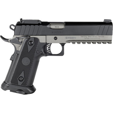 Girsan 395029 Witness2311 9mm Luger 20+1 5" Black Steel Barrel, Black Serrated Steel Slide, Black Polymer Frame w/Beavertail & Picatinny Rail, Black Checkered Polymer Grip, Ambidextrous