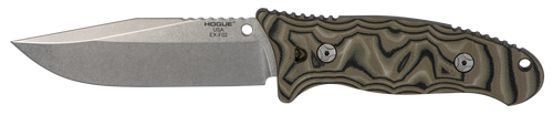 Hogue EX-F02 4.5" 154CM Stainless Clip Point G10 Green