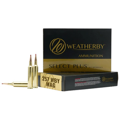 Weatherby B257100TTSX Select Plus 257WthbyMag 100gr Barnes Tipped TSX Lead Free 20 Per Box/10 Case