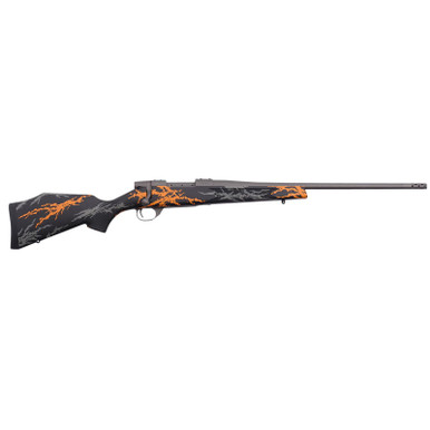 Weatherby VYH65CMR2B Vanguard Compact Hunter 6.5 Creedmoor 4+1 20", Tungsten Gray Barrel/Rec, Black w/Gray & Orange Sponge Accents Monte Carlo Stock, Accubrake Muzzle Brake