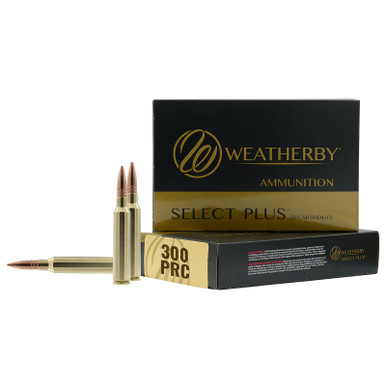 Weatherby M300P195HCB Select Plus 300PRC 195gr Hammer Custom 20 Per Box/10 Case