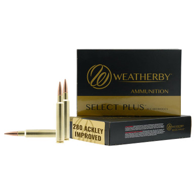 Weatherby M280A139HCB Select Plus 280Ackley Improved 139gr 20 Per Box/10 Case