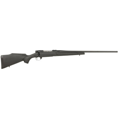 Weatherby VTX300WR4T Vanguard Obsidian Full Size 300 Wthby Mag 3+1 24" Blued #2 Contour Threaded Barrel, Blued Drilled & Tapped Steel Receiver, Black Monte Carlo Synthetic Stock