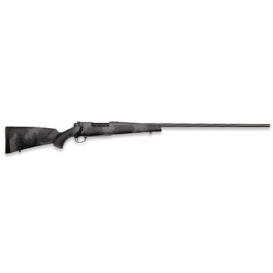 Weatherby MLW01N7M8RR4B Mark V Live Wild 7mm-08 Rem 4+1 24" Carbon Gray Cerakote Spiral Fluted Barrel Black/Gray Sponge Pattern/Polymer Stock