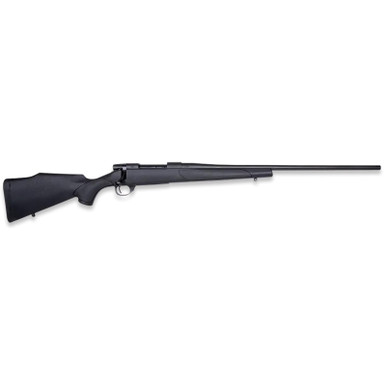 Weatherby VTX7MMPR4T Vanguard Obsidian Full Size 7mm PRC 3+1 24" Blued #2 Contour Threaded Barrel, Blued Drilled & Tapped Steel Receiver, Black Monte Carlo Synthetic Stock