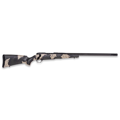 Weatherby MGS01N7MMBR2B Mark V Backcountry Guide 7mm BC BSF Carbon Graphite Black Cerakote/Peak 44 Blacktooth Exposed Carbon Fiber w/ Olive Green/Backpack Sponge Stock