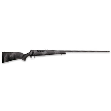 Weatherby MLW01N7MMBR2B Mark V Live Wild 7mm BC Carbon Gray Cerakote Spiral Fluted Barrel Black/Gray Sponge Pattern/Polymer Stock