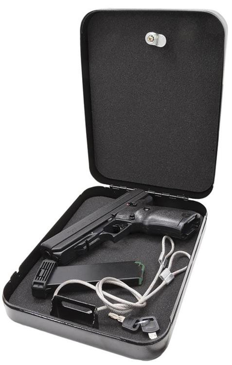 Hi-Point Home Security Pack 40S&W Gun 4.5" Barrel, Black Poly, Lockbox, 10rd