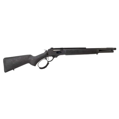 Rossi 950444161TB R95 Trapper 444 Marlin 5+1 16.50" Black Oxide Threaded Barrel, Black Oxide Picatinny Rail Alloy Steel Receiver, Fixed Black Polymer Stock