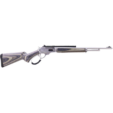 Rossi 950044189LW R95 44 Mag 8+1 18" Matte Stainless Threaded Barrel, Stainless Polished Stainless Steel Receiver, Fixed Laminate Stock