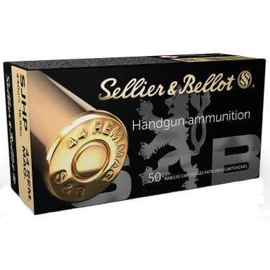 Sellier & Bellot SB44C Handgun 44RemMag 240gr Semi Jacketed Hollow Point 50 Per Box/12 Case