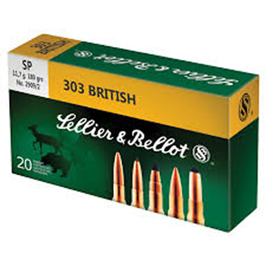 Sellier & Bellot SB303A 303 British 180GR FMJ Box of 20