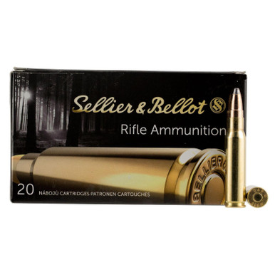 Sellier & Bellot SB308F Rifle 308Win 180gr Soft Point Cut Through Edge 20 Per Box/25 Case