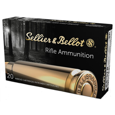 Sellier & Bellot SB6557RA Rifle 6.5x57mm 131gr Soft Point 20 Per Box/20 Case