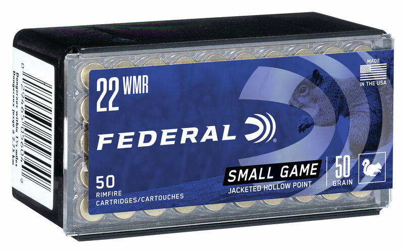 Federal Small Game .22 WMR 50gr. JHP 50rd Box #757
