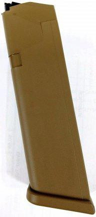 Glock 17/19X/34 Magazine 9mm, 17rd, Coyote Brown Cardboard Packaging