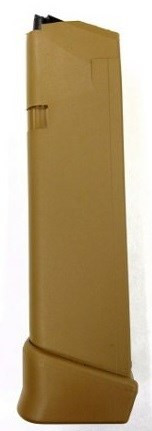 Glock 17/19X Magazine 9mm, Coyote, Packaged, 19rd