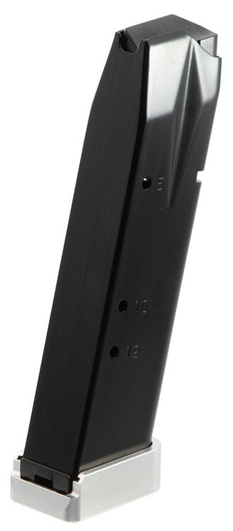 Mec-Gar Sig P226 X5 Magazine 40 S&W, Steel Blued Finish, 14rd