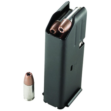 DuraMag 1009041178CPD AR-15 Duramag SS 10rd 9mm Luger Fits AR-9 Black Stainless Steel