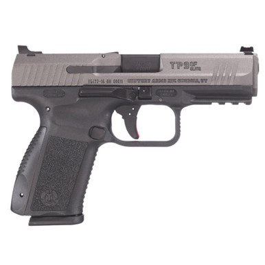 Canik HG4870TN TP9 SF Elite 9mm Luger 10+1 4.19" Black Match Grade Barrel, Tungsten Gray Cerakote Serrated Steel Slide, Black Polymer Frame w/Picatinny Rail, Textured Grip