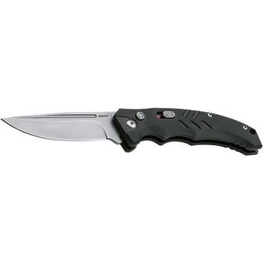Boker 01BO482 Intention II Folding Drop Point Plain D2 Steel Blade Black G10 Handle