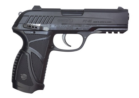 Gamo PT-85 Blowback Air Pistol, .177, Pellet, Fixed Sights, Black, 16rd