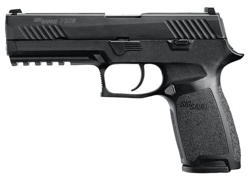 Sig P320 9mm, 4.7" Barrel, Nitron Finish, Black, Fixed Sights, 10rd, 2 Magazines