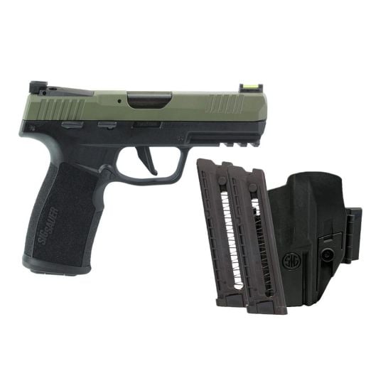 Sig Sauer P322 Tacpac Green/Black, .22 LR, 4″ BBL, 3x 20rd #322C-TAS-MGR-TACPAC