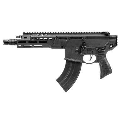 Sig Sauer PMCX762R7BLT MCX Rattler LT 7.62x39mm 28+1 7.75", Black, M-Lok Handgaurd, Picatinny Stock Adapter, OEM Polymer Grip, QD Suppressor Flash Hider, Flat Trigger, Adj. Piston