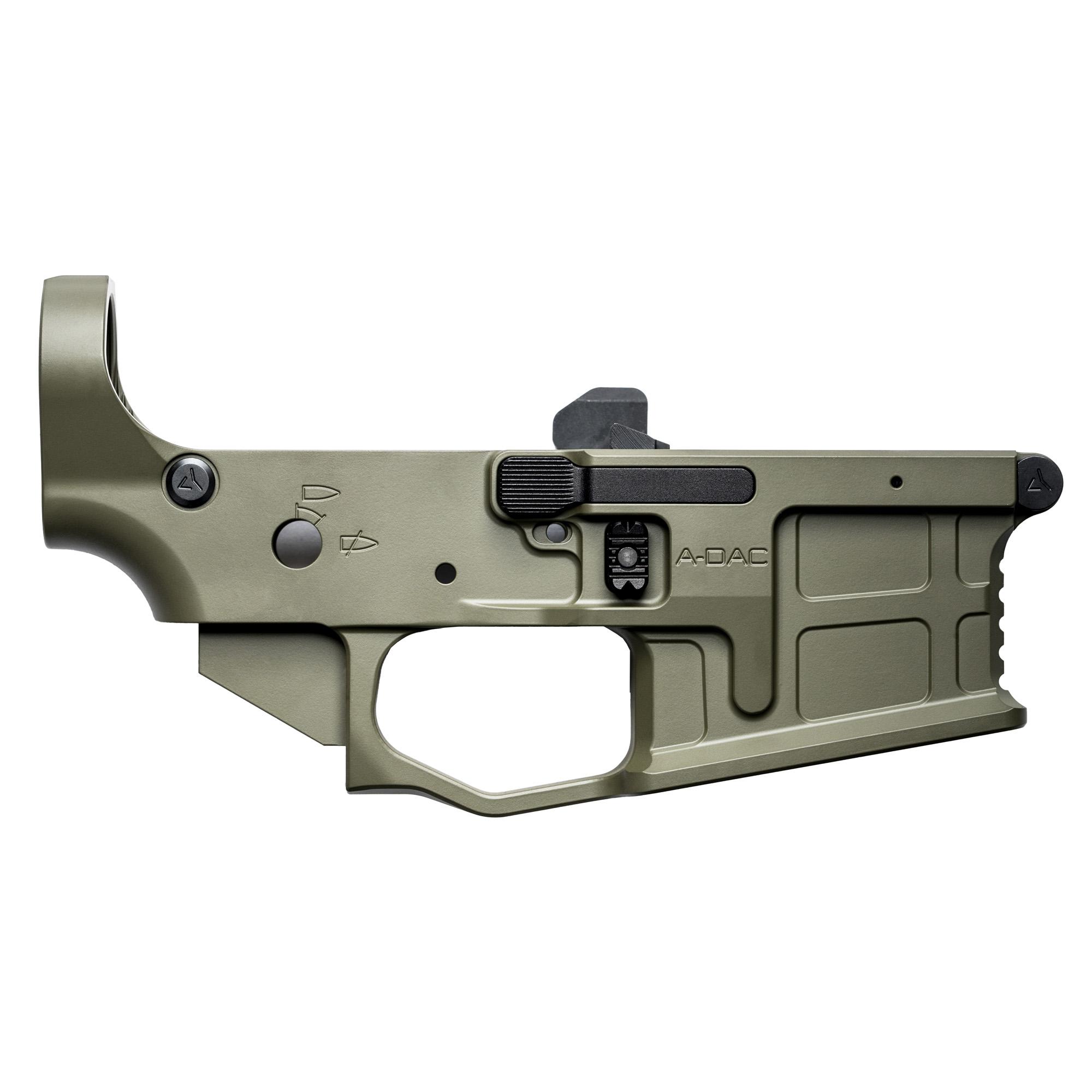 Radian Weapons A-DAC 15 Lower Receiver R0391, Olive Drab Green Finish, Fully Ambi Controls, Talon 45/90 Safety