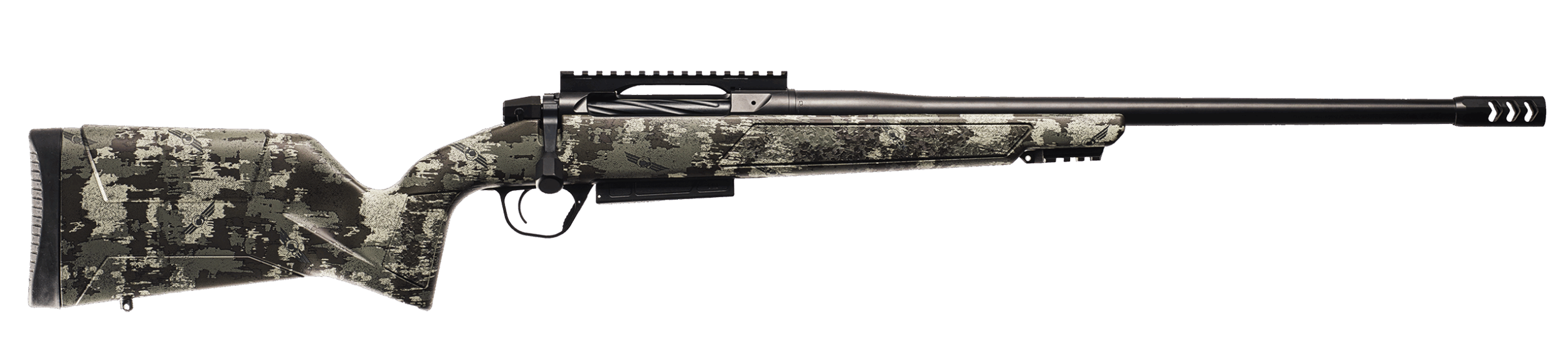 Christensen Evoke Hunter Rifle 801-15057-00, 25 Creedmoor, 22", Synthetic Multi-tone Green Stock, 3 Rds