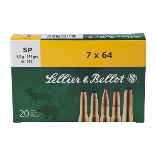 Sellier & Bellot 7MM REMINGTON MAGNUM 139GR SOFT POINT 20/BOX SB7B