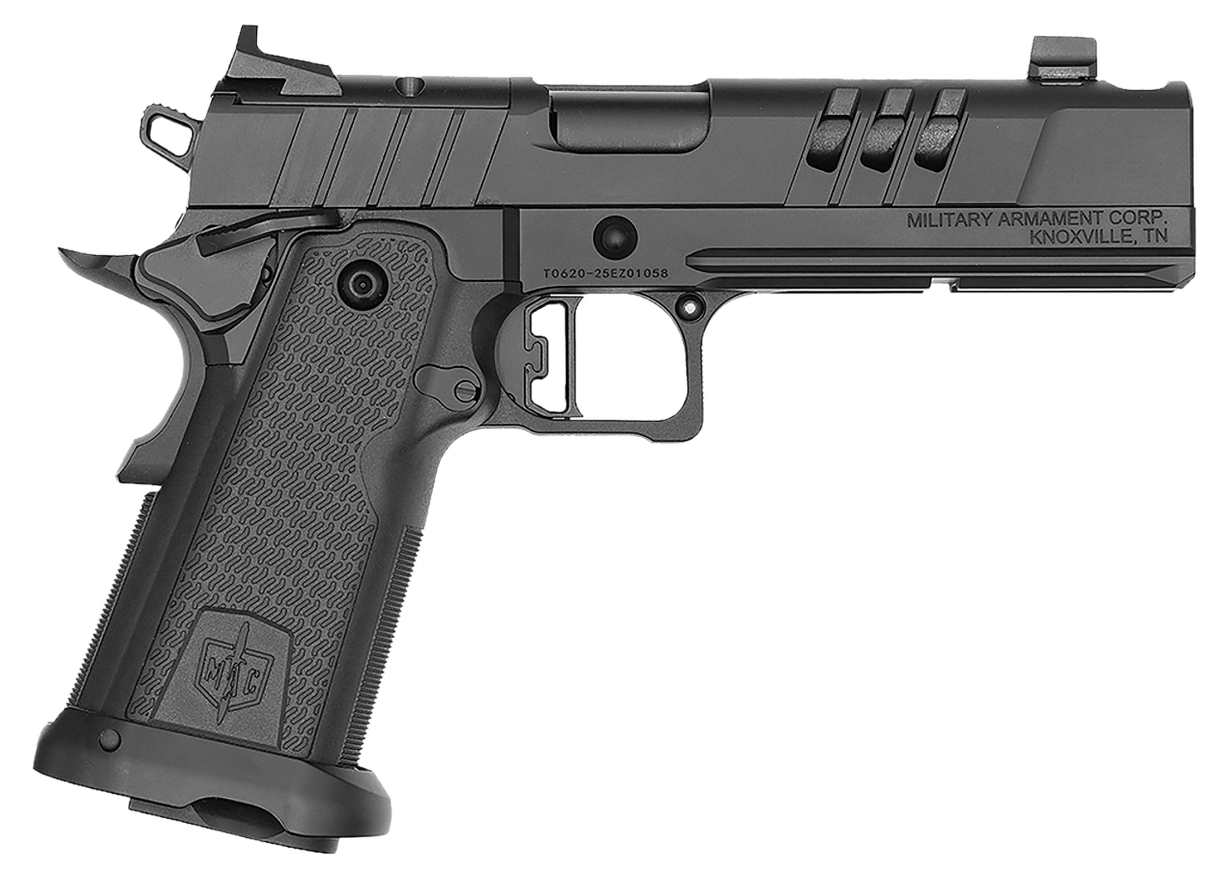 Tisas 9 DS-D Comp Optic Ready Pistol 12500016, 9mm Luger, 5in, QPQ Tenifer Cerakote Finish, 17 Rds